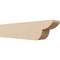 Ekena Millwork 6in. W x 8in. H x 36in. L Crestline Woodgrain TimberThane Rafter Tail, Primed Tan RFTUR06X08X36CRERCPR - alternate 1